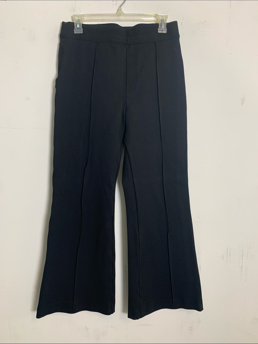 SPANX Black Wide Leg Ponte Pants